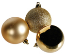 Weihnachtsbaumkugeln - golden - 8862