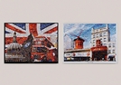 WANDBILD A.KEILRAHMEN LONDON 2-F.S.80X60CM