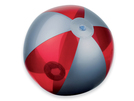 Strand-Wasserball aus Kunststoff mit sechs Segmenten.