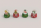 SCHNEEKUGEL WEIHNACHTEN POLY 4-F.S.7X5CM}