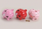 SPARDOSE KERAMIK SCHWEIN 3SORT.14X10X11CM