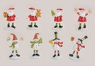 NIKOLAUS/SCHNEEMANN 8-FACH SORT. POLY 9X4X4CM