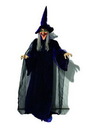 Halloween Figur Hexe Motor+Sound+LED