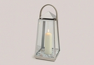 LATERNE GLAS/METALL 22X22X52CM