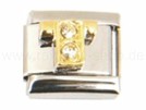 Italian Charm Glieder Armband Buchstaben "T"