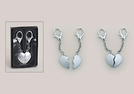 SCHLUESSELANHAENGER BROKEN HEART MET.-SET 11C