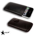Star-Case® Nova ''Linea'' for Apple IPhone 4. 4S echt Leder Brown