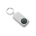 Schluesselanhaenger 'Robinson', Farbe: Weiss, Groesse: 8,8 x 3 x 1 cm