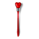 Kugelschreiber 'Heartbeat', Farbe: Rot, Groesse: Ø 1,2 x 19,5 cm