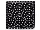 BA-173 Bandana schwarz mit weissen Pfoten