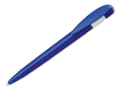 Kunststoffkugelschreiber mit blauschreibender Mine.