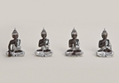 BUDDHA SITZEND POLY 4-F.S.8CM