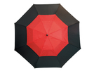 Sturm-Golfschirm"Monsun"schwarz/rot, Ø132 cm