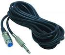PA-Verbindungskabel 10m, 2x0,75mm² 6,3mm Klinkenstecker