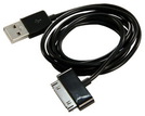 iPhone USB Lade- & Datenkabel, 3m, schwarz