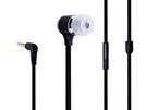 Powerstar® ''Space'' In Ear Mono Headset mit Mikrofon Black
