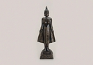 BUDDHA ANTIK-BRONZE POLY 90CM