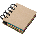 Kleines Ringbuch mit Haftnotizen 