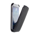 Star-Case® Flip ''Roma'' Rabat für Samsung i9505 Galaxy S4 echt Leder Black