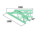 TRILOCK E-GL33 C-19 2-Wege-Ecke 45°