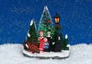 WINTERSZENE "CHOR"M.LED-BEL.POLY 10X7X12CM