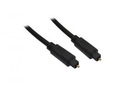 Lichtwellenleiterkabel (Ø 5,0 mm) Toslink (St.) - Toslink (St.) 1,0 m black