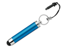 Kunststoffkugelschreiber mit blauschreibender Mine,Schlaufe und mit Funktion "Touch Pen".