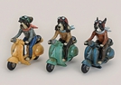 HUND A.MOTORRAD POLY 3-F.S.24X10X24CM