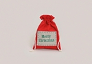 GESCHENKBEUTEL MERRY CHRISTMAS FILZ 15X20CM