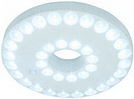 LED-Gartenschirmleuchte UFO-36 mit 36 LEDs, 145x25cm
