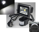 LED-Außenstrahler / Fluter ''CTF-10W PIR''