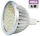 LED-Strahler McShine ''LS-580'' MR16, 12V, 70 SMD LEDs, 385Lm, weiß