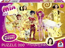 Mia and Me, Mia im Elfenpalast, 200 Teile, Glitzerpuzzle, 1Stück