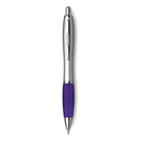 Kugelschreiber 'Cardiff', Farbe: Violett, Groesse: Ø 1,5 x 14 cm