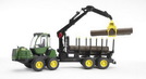 John Deere 1210E Rückezug + Zubehör