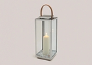 LATERNE GLAS/METALL 20X20X50CM