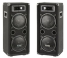 Musiker-Boxen HOLLYWOOD ''DJ-Pro 208'' PAAR! 2x8''/20cm-Bass, 1,2kW, 59x25x22 cm