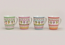 BECHER "BLUMEN" PORZ.4-F.S.10CM
