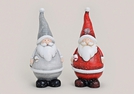 NIKOLAUS ROT/GRAU KERAMIK 2-F.S.26CM