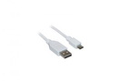 Kabel USB 2.0 A (St.) - B micro (St.) 1,8 m white