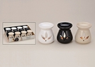 DUFTLAMPE KERAMIK 3-FACH SORT.7X8CM