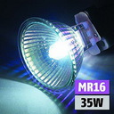 Halogen-Spiegellampe MR16, 50mm Ø, 12V/35W, 36° Flood (621537018)