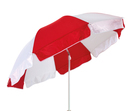 Sonnen-Strandschirm"Aloha", rot/weiss, Ø160 cm