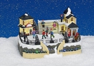 WINTERSZENE EISBAHN /LICHT+MUSIK P.27X21X18CM