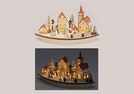 WINTERSZENE HOLZ M.LED-BELEUCHTUNG 36X17X20CM
