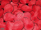 Rosenblätter Blütenblätter rot schwarz 100er
