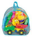 Rucksack mit LKW und Zubehör