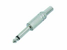 Klinkenstecker mono 6,3mm Metallhülse /10 St.