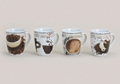BECHER COFFEE PORZ.4-F.S.10CM