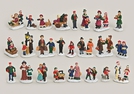MINIATUR-WEIHNACHTS-FIGUREN POLY S.CA.3-5CM